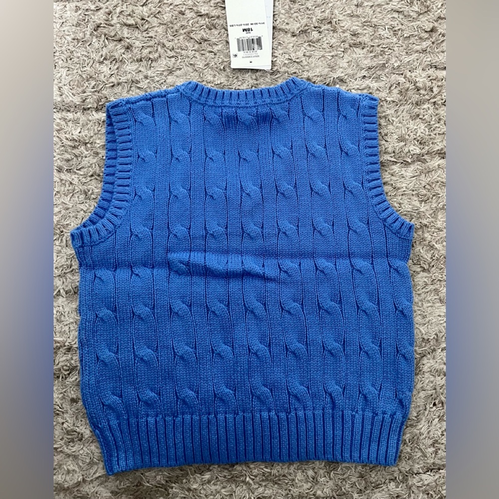 Ralph Lauren baby sweater vest size 18 months